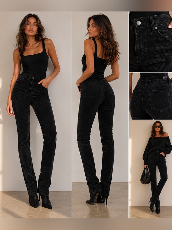 Kut from the Kloth Pants - Kut from the Kloth Diana Fab Ab Skinny Jeans Black Size 4